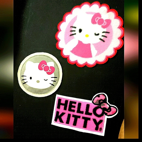 NEW Lot of 3 Hello Kitty Patches/Emblems/Appliqués! *Rare Ones" Sew-On - Picture 13 of 13